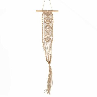 Handgemaakte Macram&eacute; Hanger &ndash; Jute &ndash; Plantenhouder (96 cm)