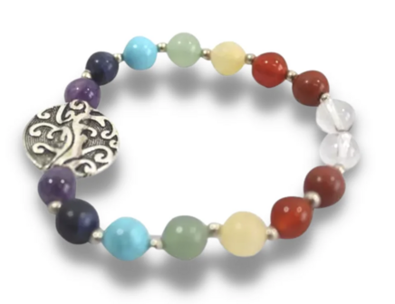 7 Chakra&#039;s tree of life armband